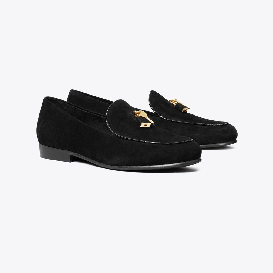 Tory Burch Lock Smoking Slipper