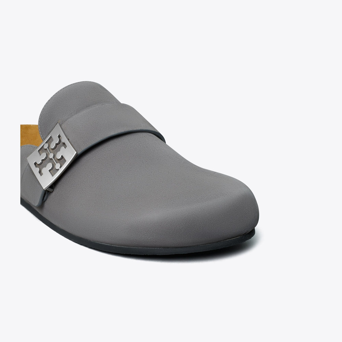 Tory Burch Mellow Mule - Charcoal Gray / Silver - 3
