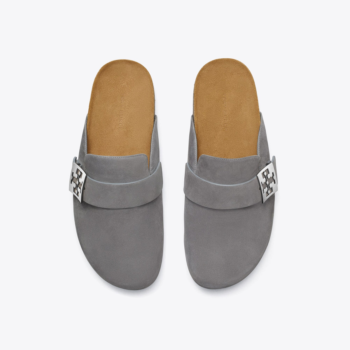 Tory Burch Mellow Mule - Charcoal Gray / Silver - 4