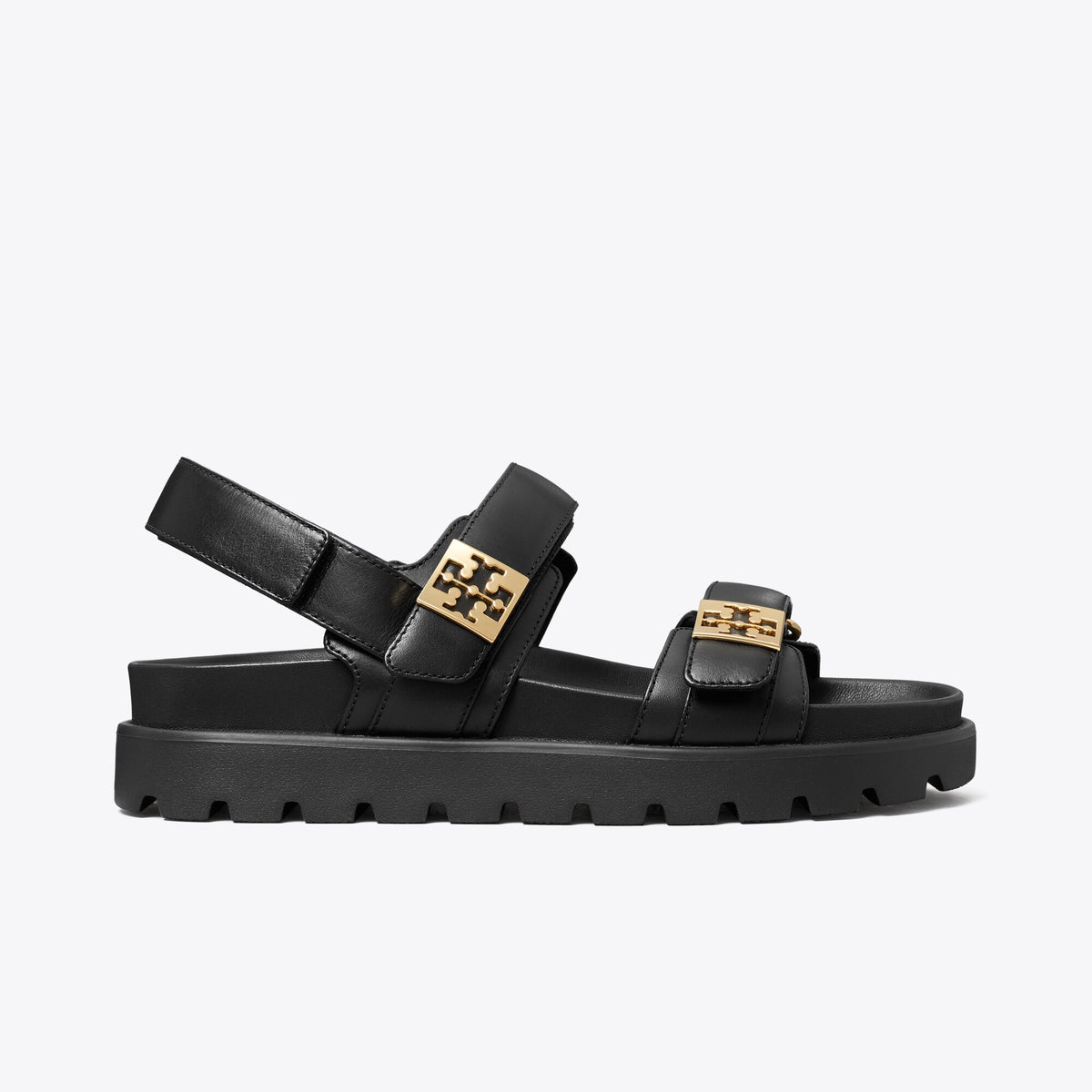 Tory Burch Mellow Sport Sandal - Perfect Black / Gold - 3