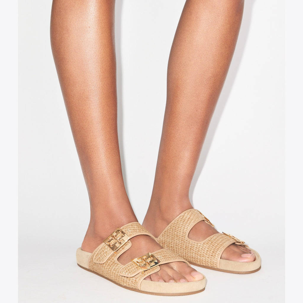 Tory Burch Mellow Woven Sandal - Light Camel / Light Teak - 2