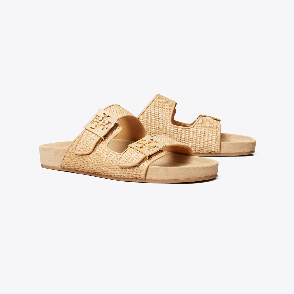 Tory Burch Mellow Woven Sandal - Light Camel / Light Teak