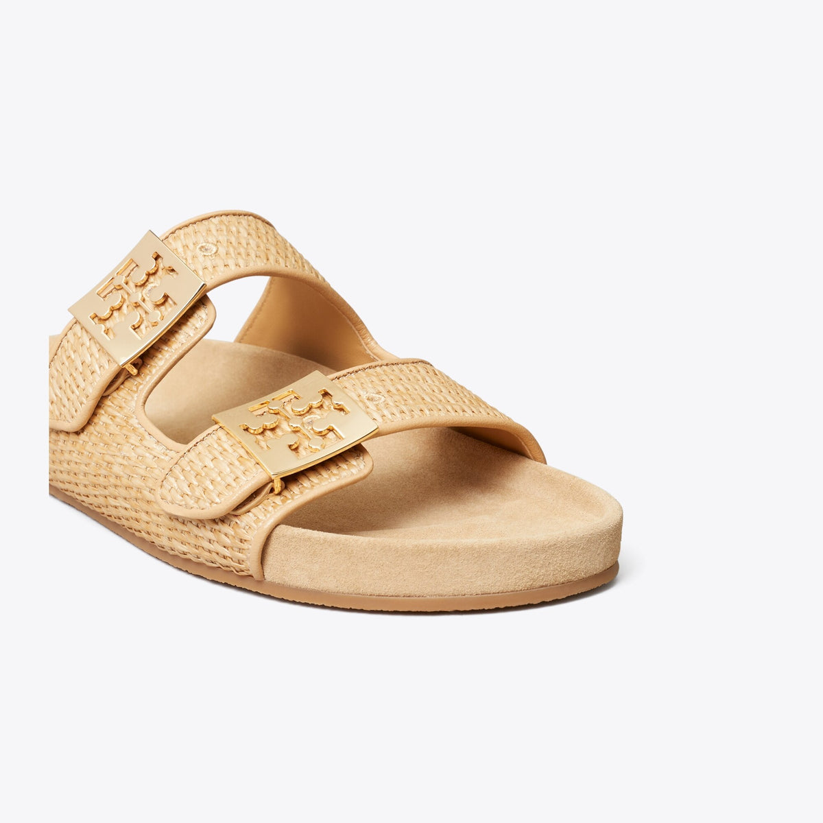 Tory Burch Mellow Woven Sandal - Light Camel / Light Teak - 4