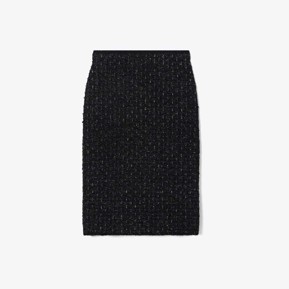 Tory Burch Metallic Tweed Skirt - Black Multi