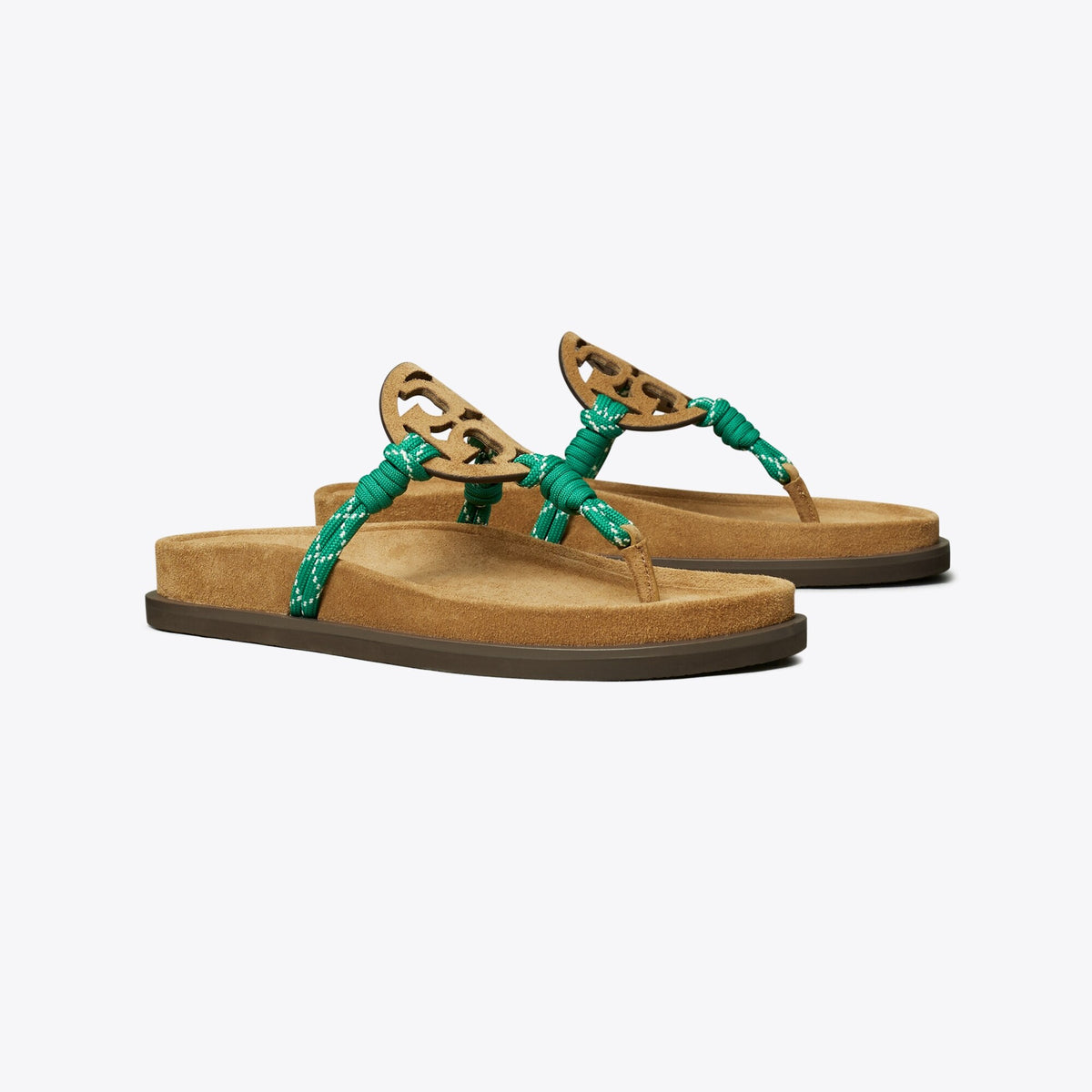 Tory Burch Miller Cloud Rope Sandal - Alce / Green Multi