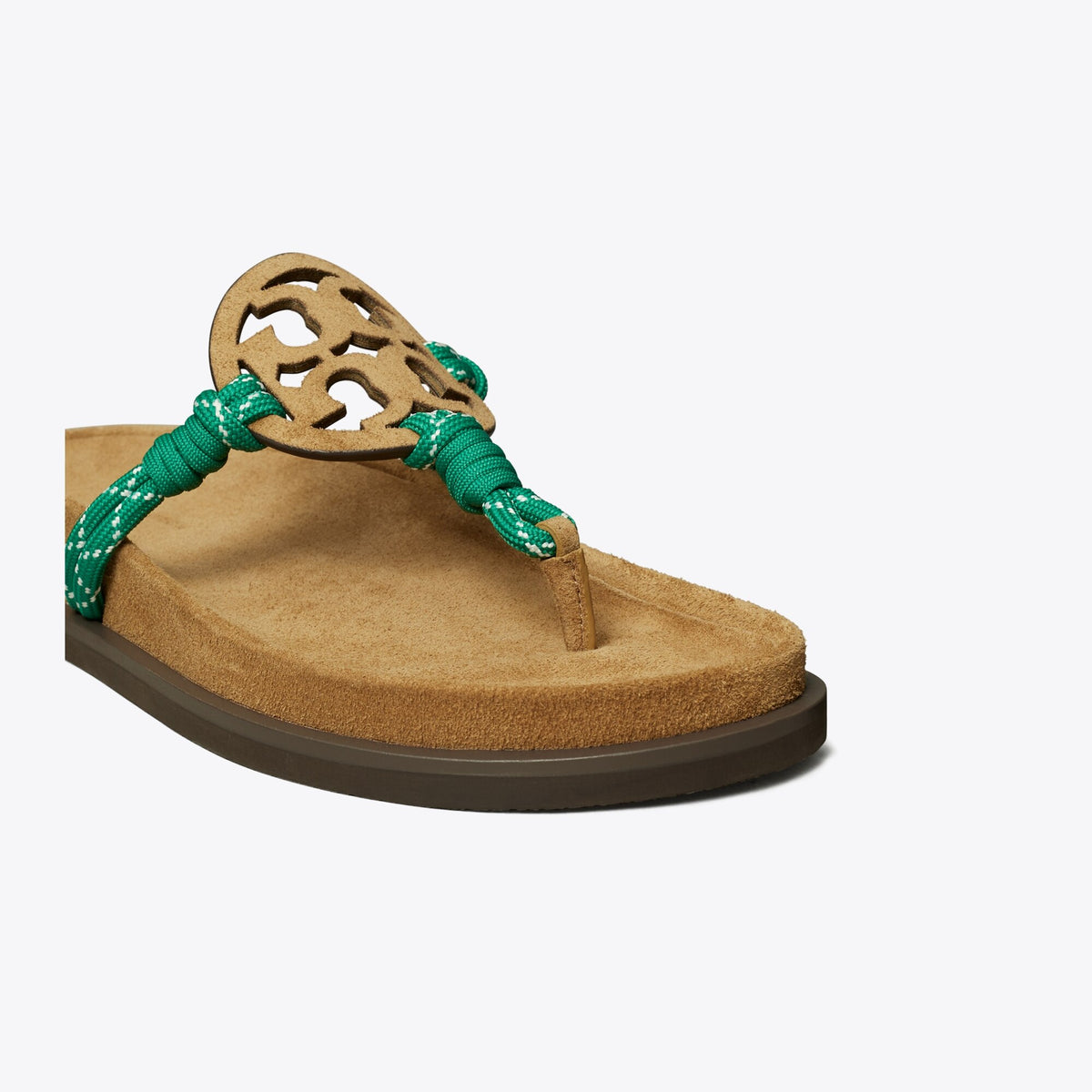 Tory Burch Miller Cloud Rope Sandal - Alce / Green Multi - 4