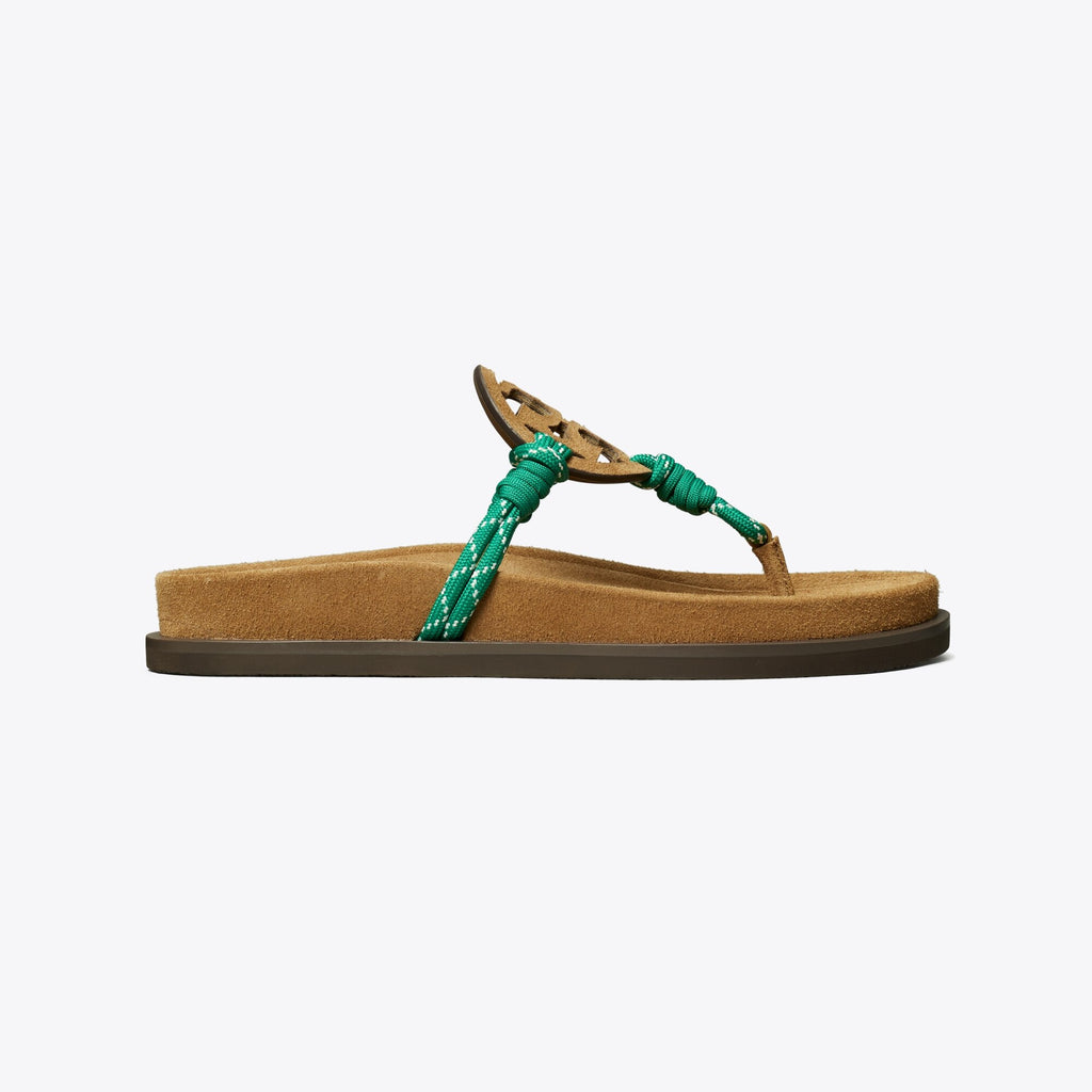 Tory Burch Miller Cloud Rope Sandal - Alce / Green Multi - 3