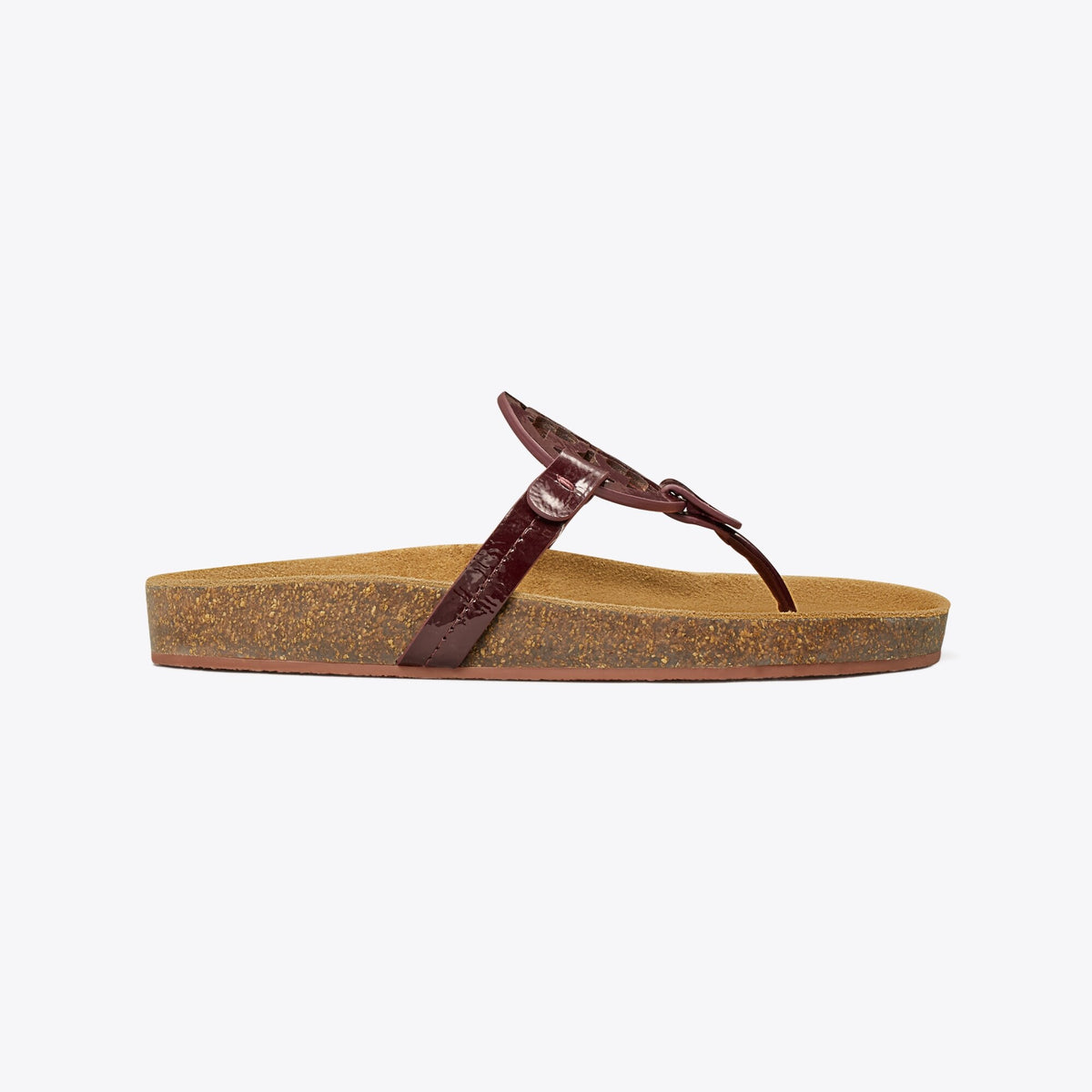 Tory Burch Miller Cloud Sandal - Plum / Natural - 3