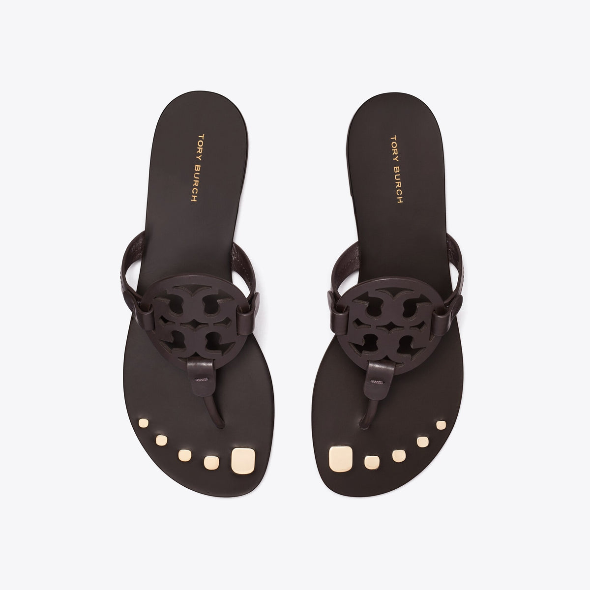 Tory Burch Miller Nail Polish Sandal - Cocoa - 5