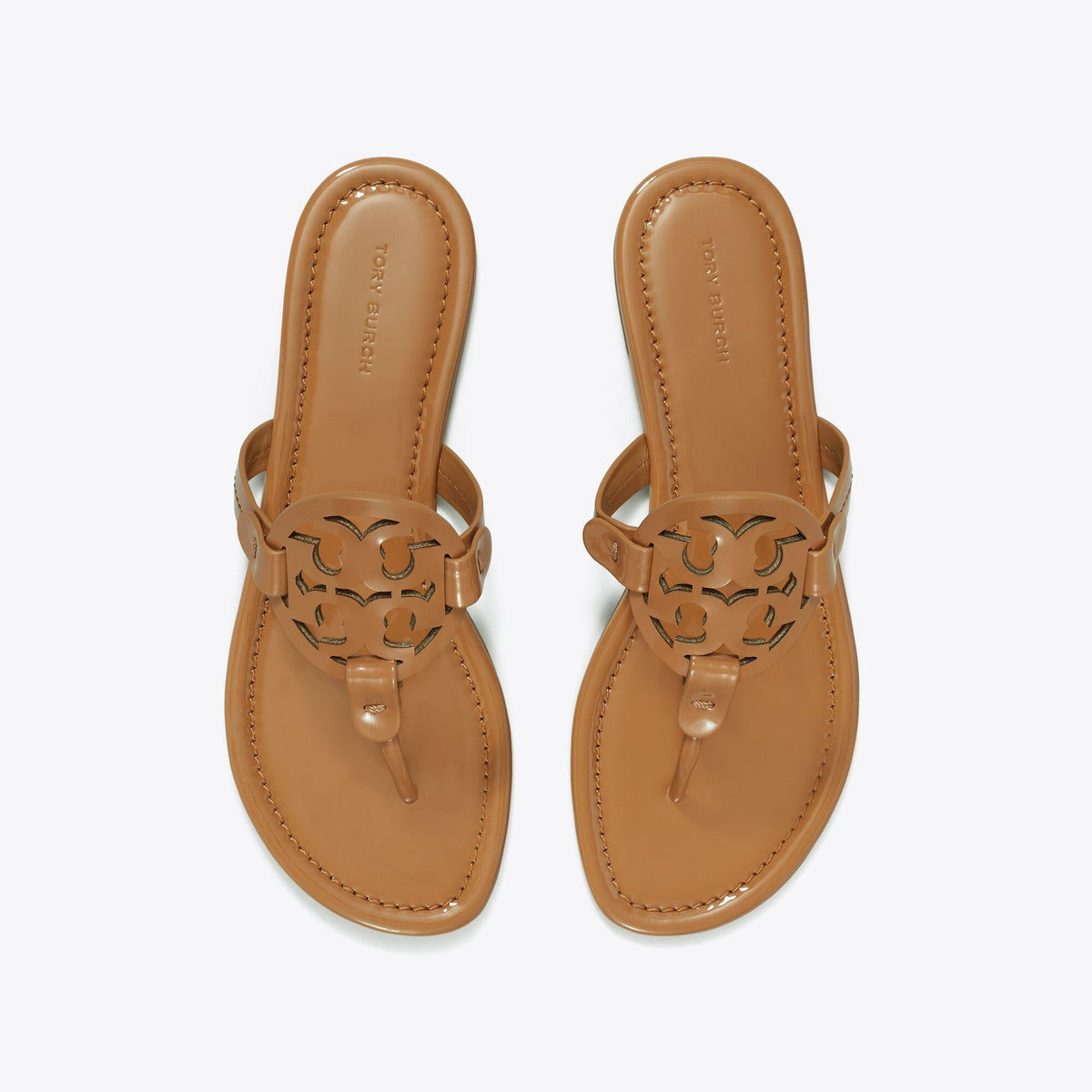 Tory Burch Miller Patent Sandal - Tan - 5