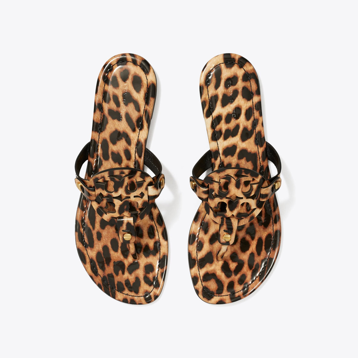 Tory Burch Miller Printed Patent Sandal - Classic Leopard - 4