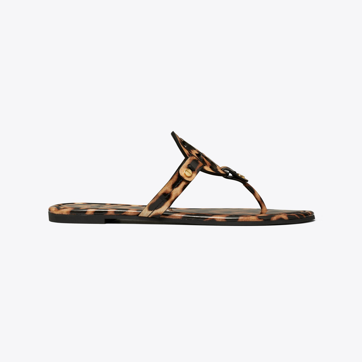Tory Burch Miller Printed Patent Sandal - Classic Leopard - 2