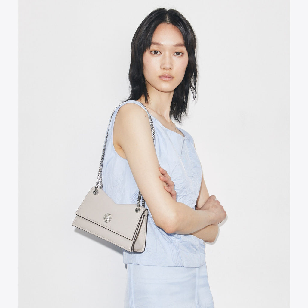 Tory Burch Mini Kira Turnlock Shoulder Bag - Dove Gray - 2