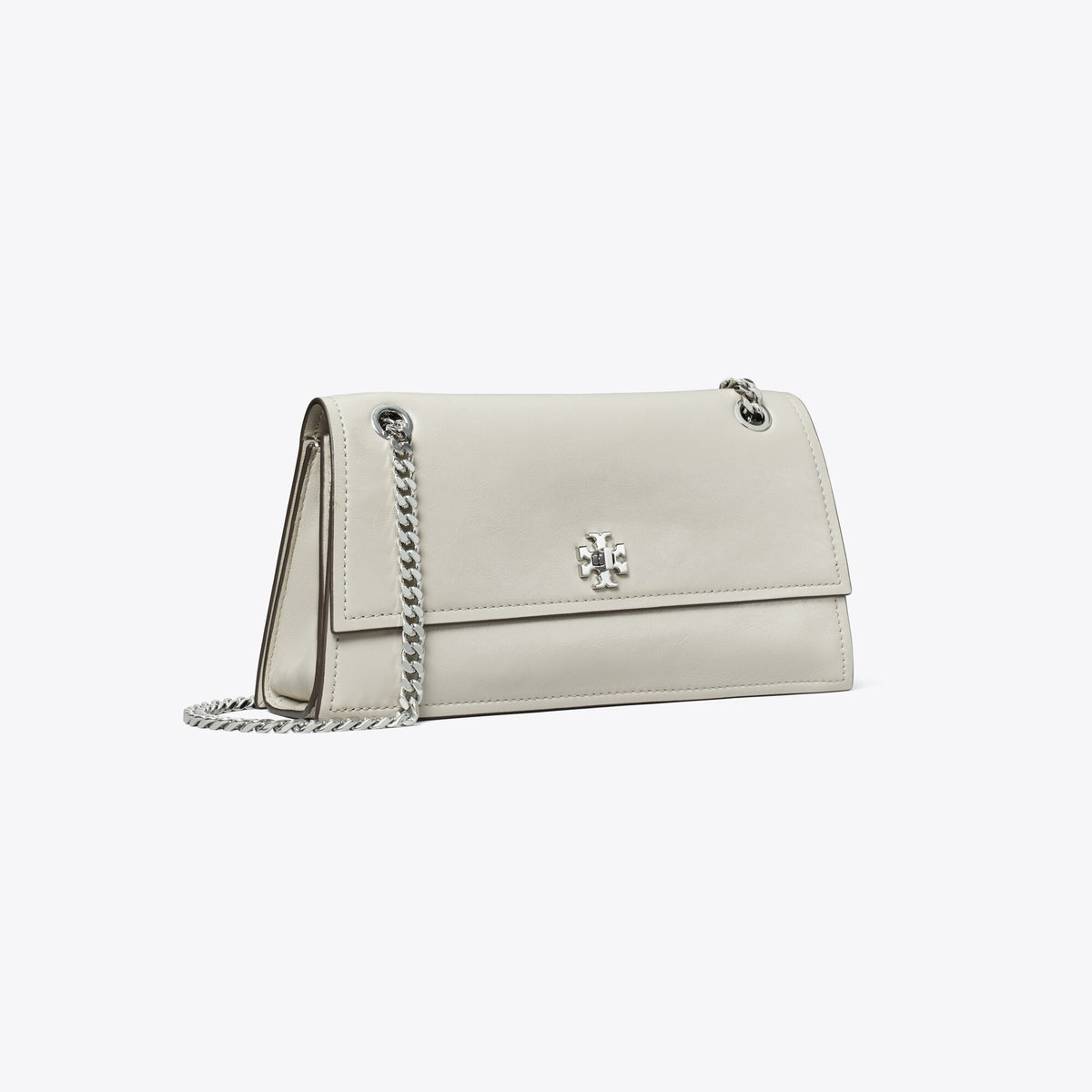 Tory Burch Mini Kira Turnlock Shoulder Bag - Dove Gray