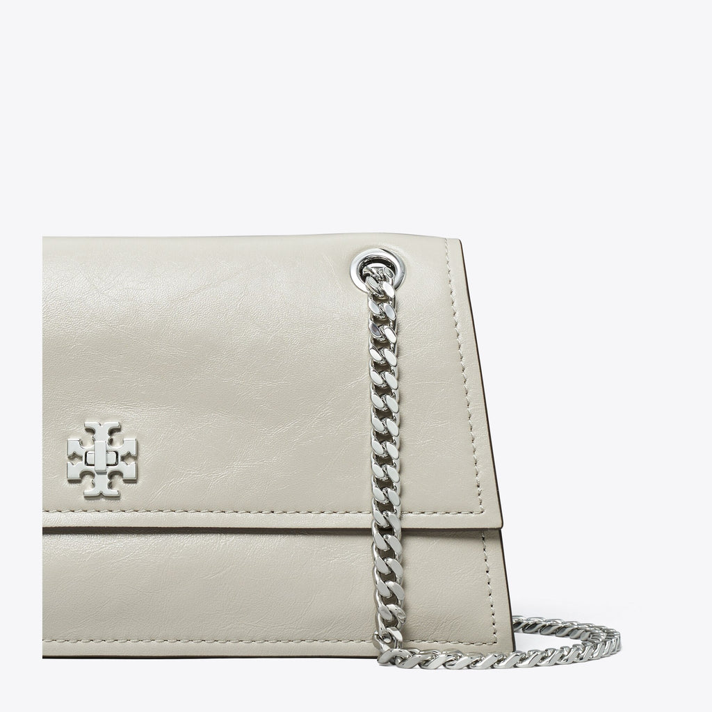 Tory Burch Mini Kira Turnlock Shoulder Bag - Dove Gray - 4