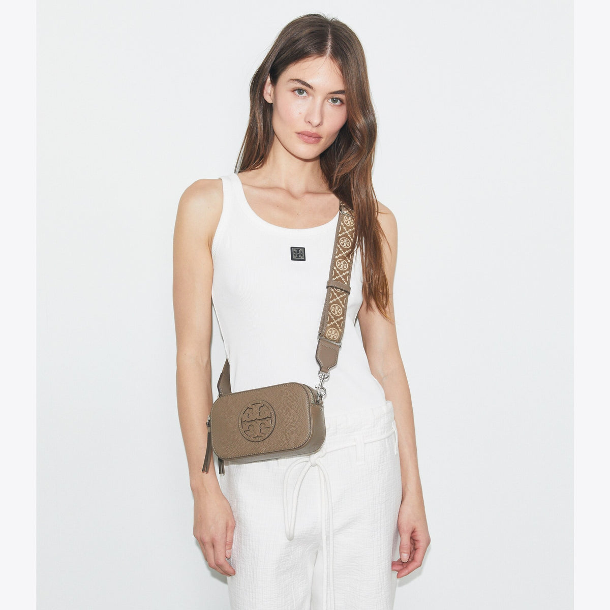 Tory Burch Mini Miller Crossbody Bag - New Ivory - 2