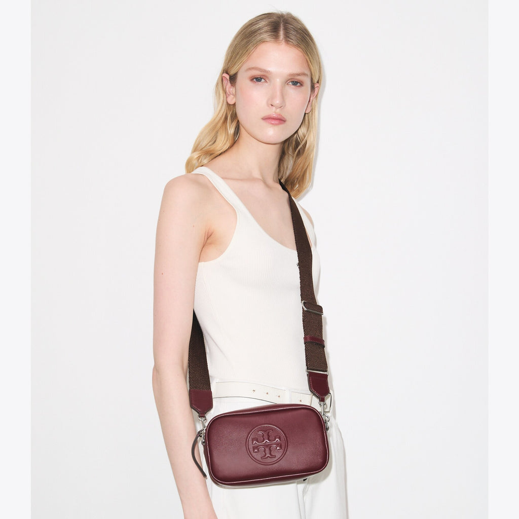 Tory Burch Mini Miller natuura™ Crossbody Bag - Merlot - 2