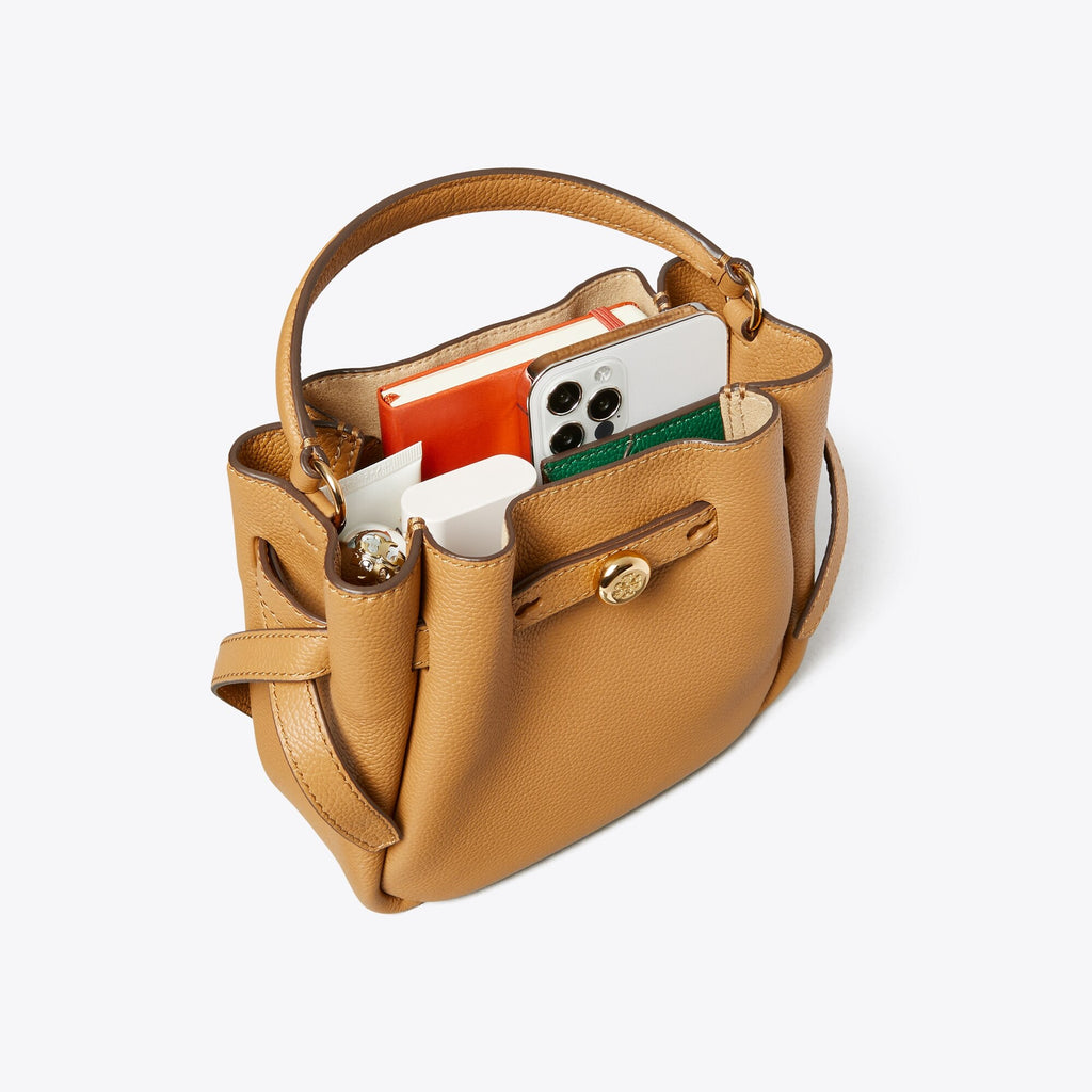 Tory Burch Mini Romy Bucket Bag - Wild Mushroom - 4