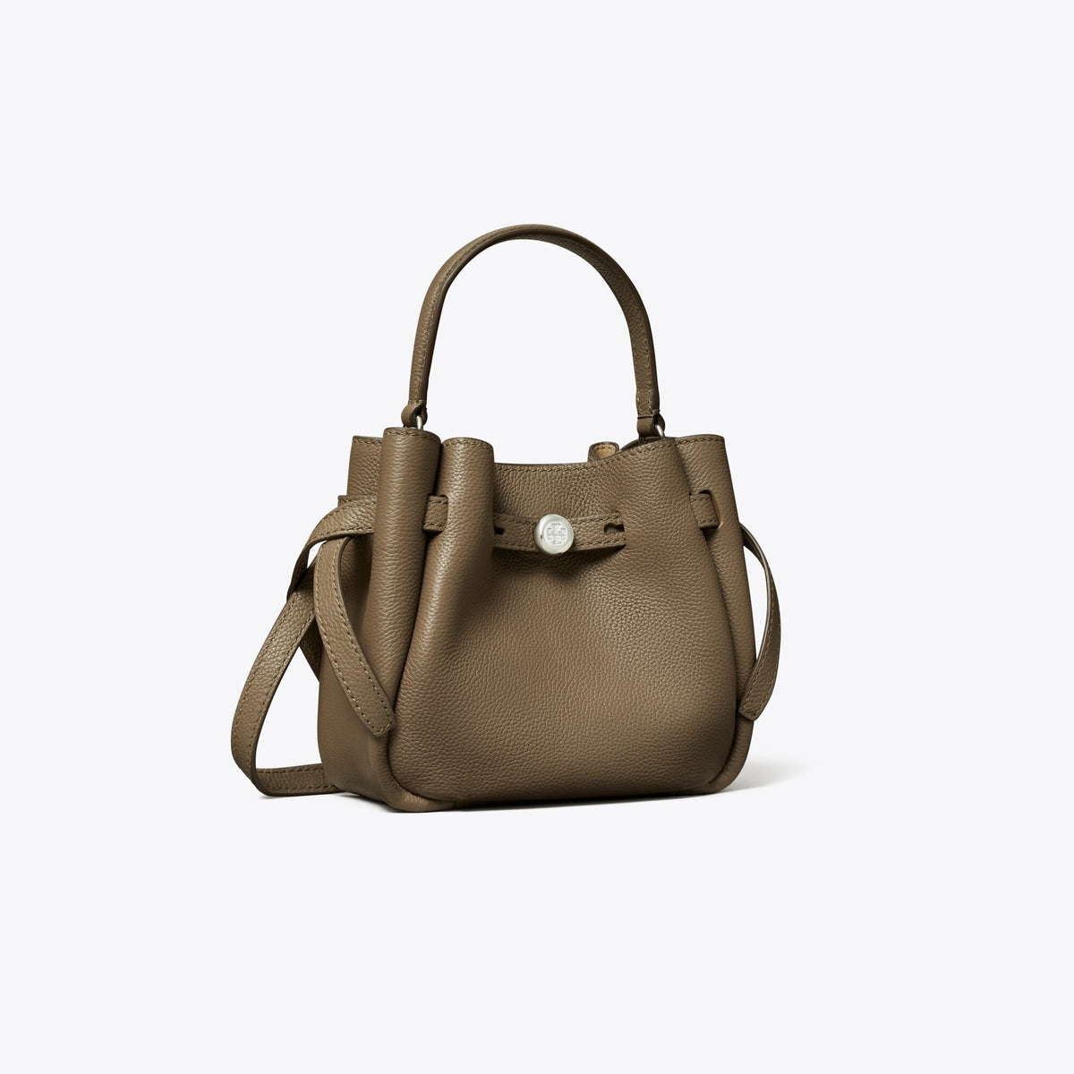 Tory Burch Mini Romy Bucket Bag - Wild Mushroom