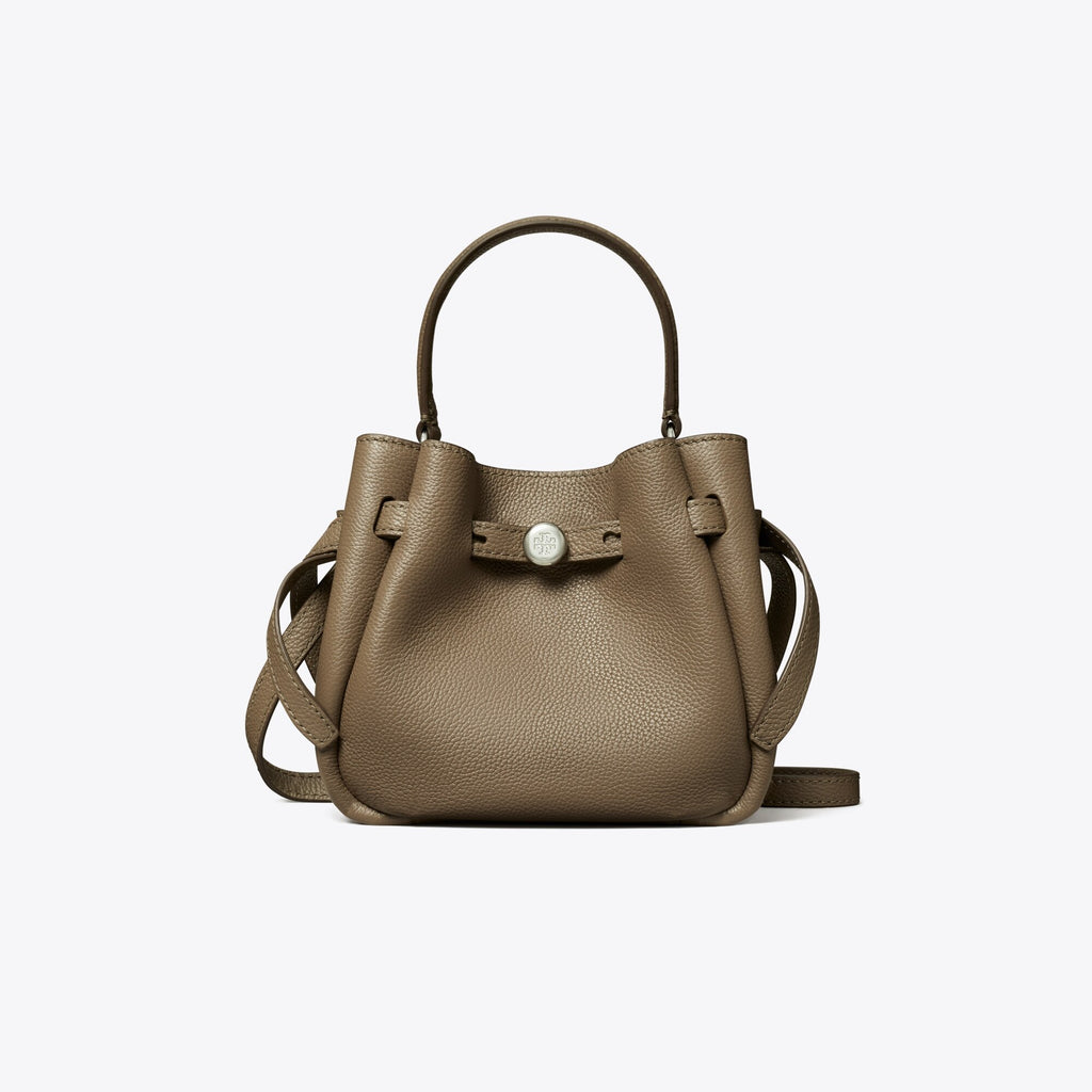 Tory Burch Mini Romy Bucket Bag - Wild Mushroom - 5