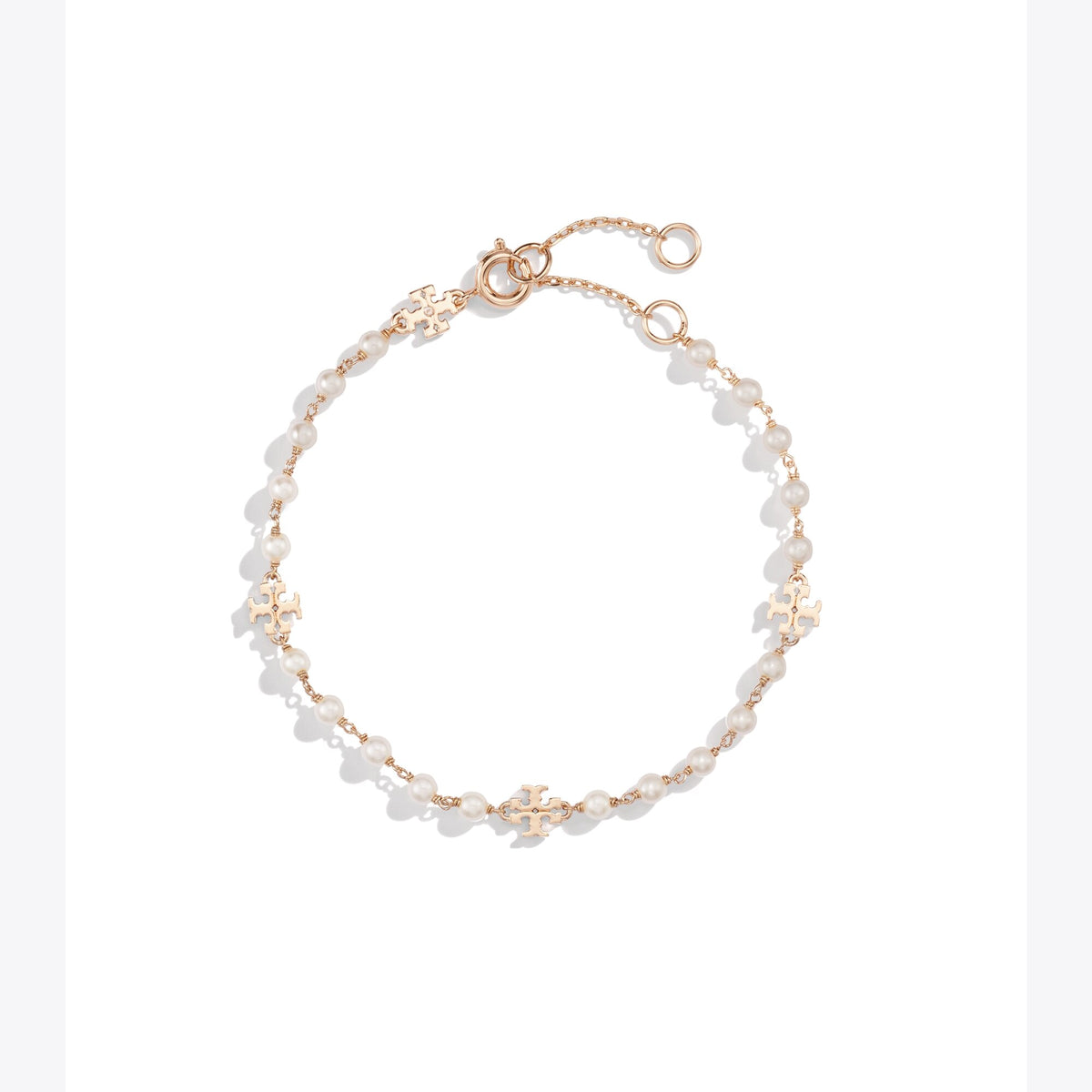 Tory Burch Moondance Pearl Bracelet - Tory Gold / Cream - 4