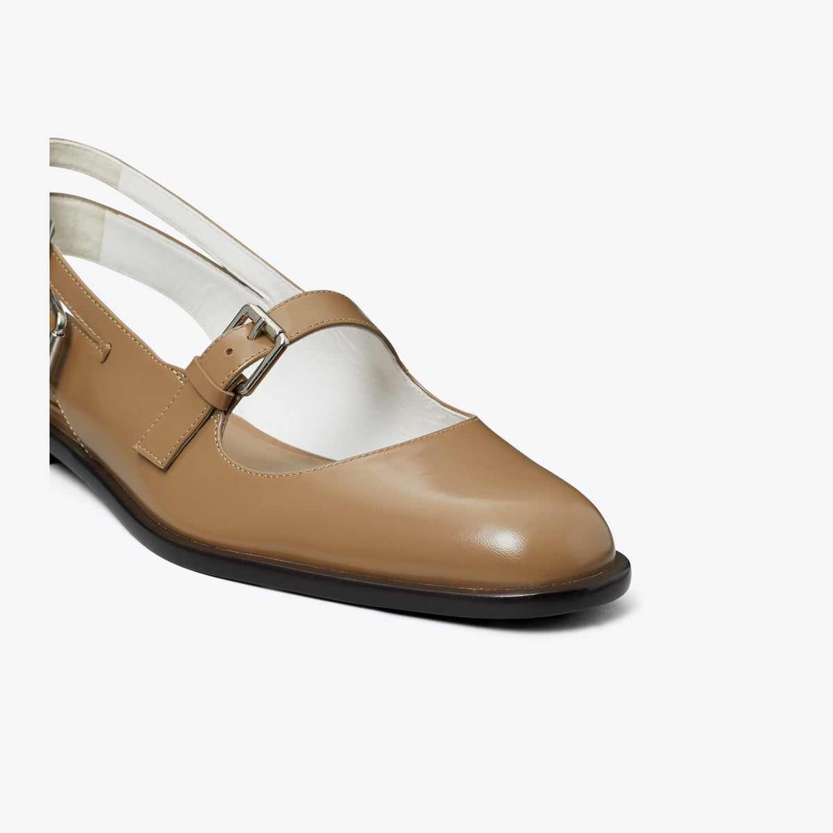 Tory Burch Multi-Buckle Mary Jane - Soft Acorn - 4