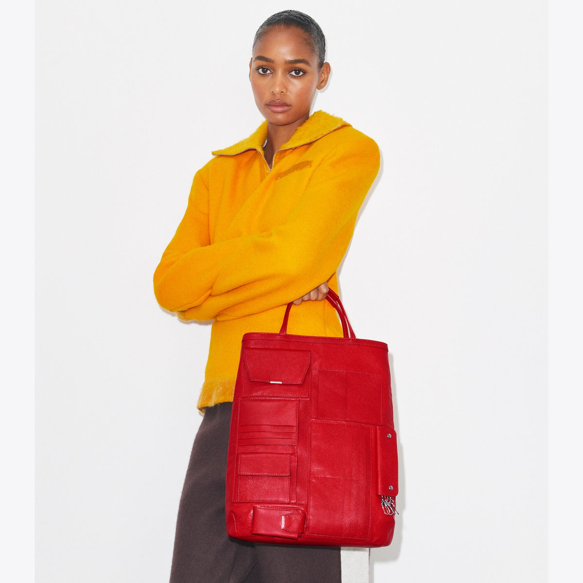 Tory Burch Multi-Pocket Tote - Royal Red - 2