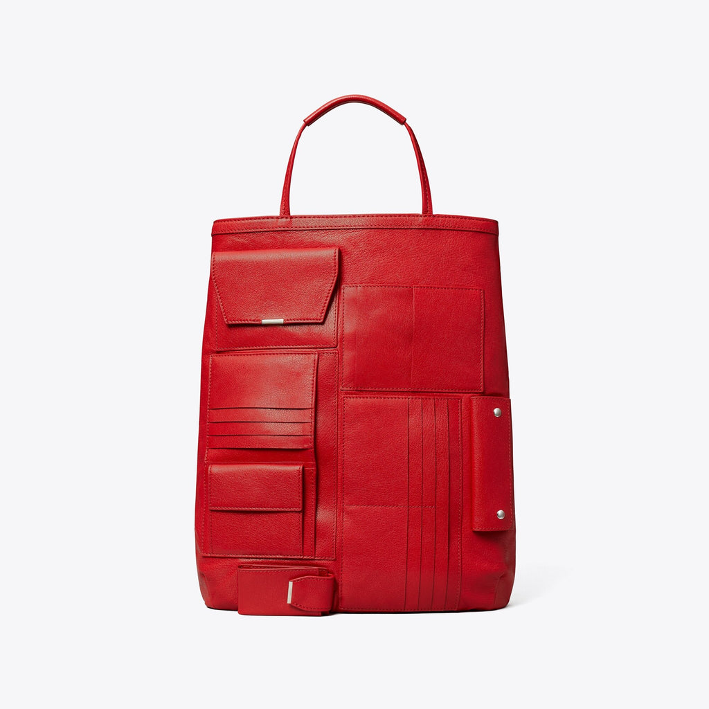 Tory Burch Multi-Pocket Tote - Royal Red - 3