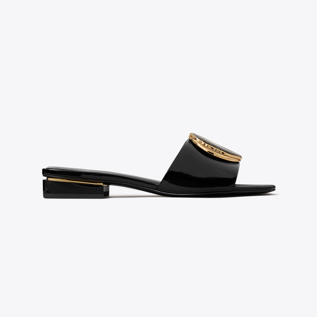Tory Burch Patos Heeled Slide - Perfect Black - 3
