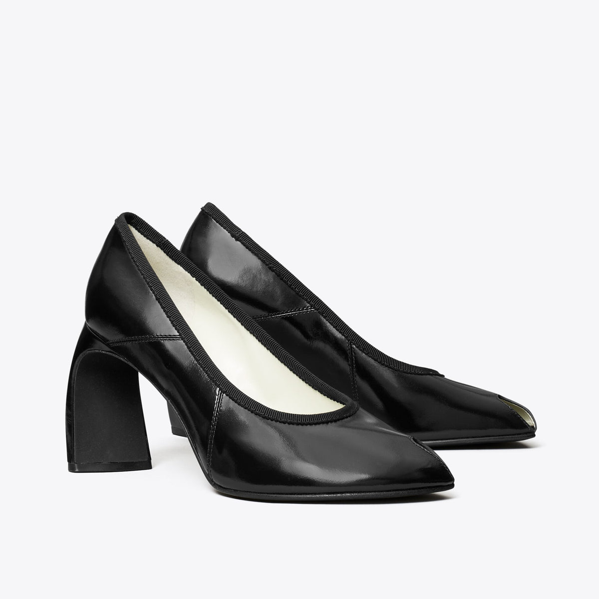Tory Burch Peep-Toe Pump - Black