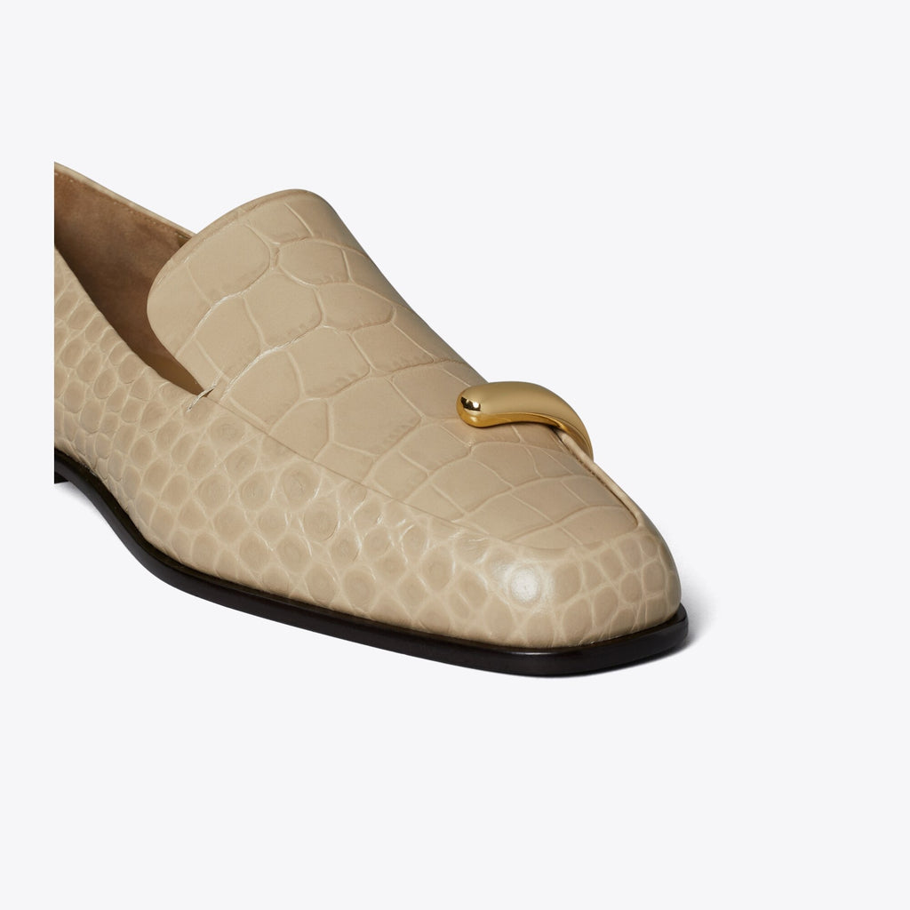 Tory Burch Pierced Loafer - Ginger Leaf / Gold - 3