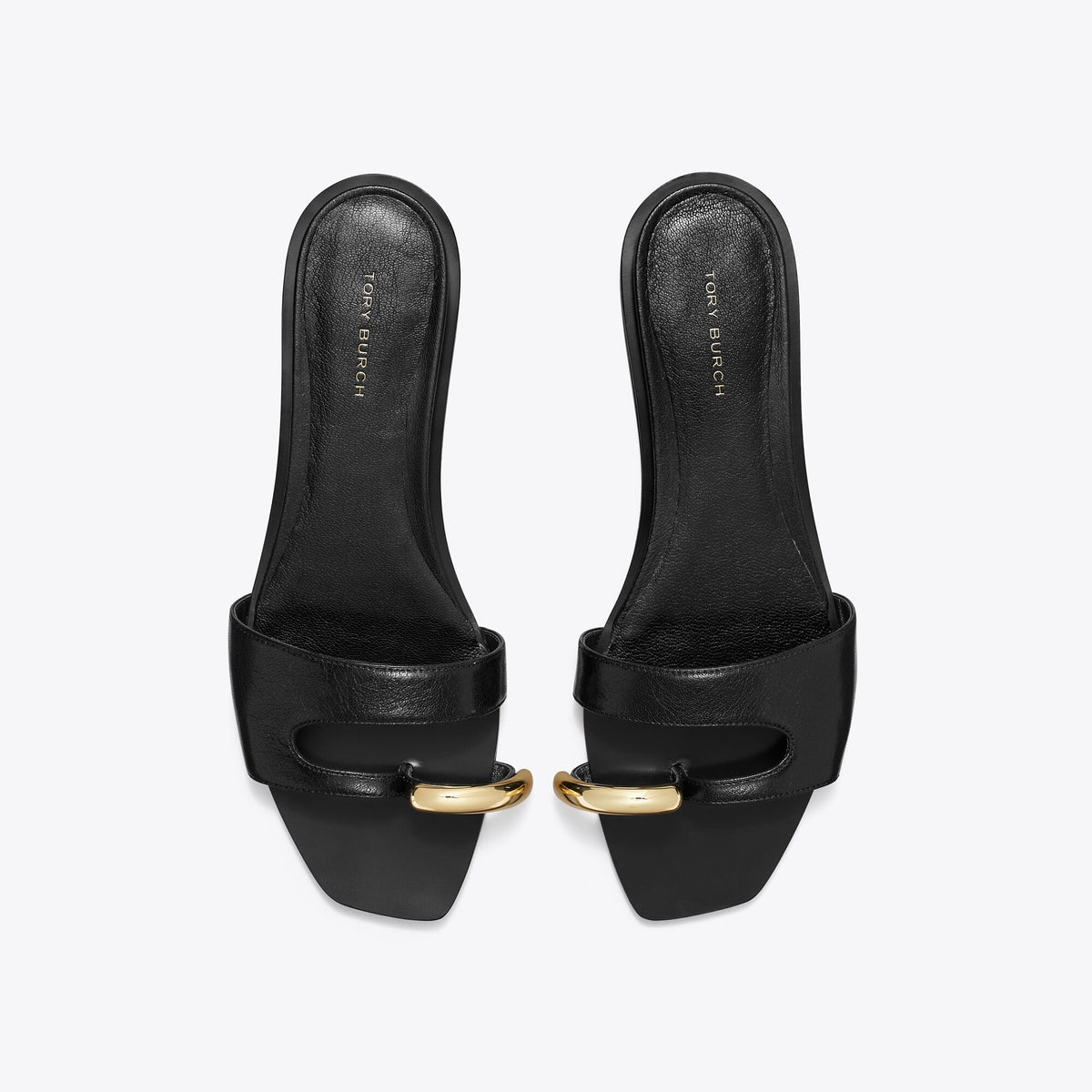 Tory Burch Pierced Slide - Perfect Black / Gold - 5