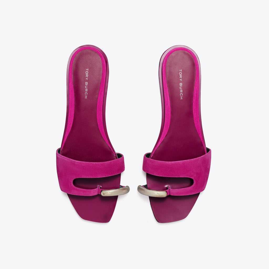 Tory Burch Pierced Slide - Fuschia Spark - 5