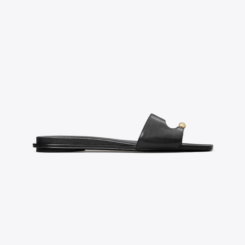 Tory Burch Pierced Slide - Perfect Black / Gold - 3