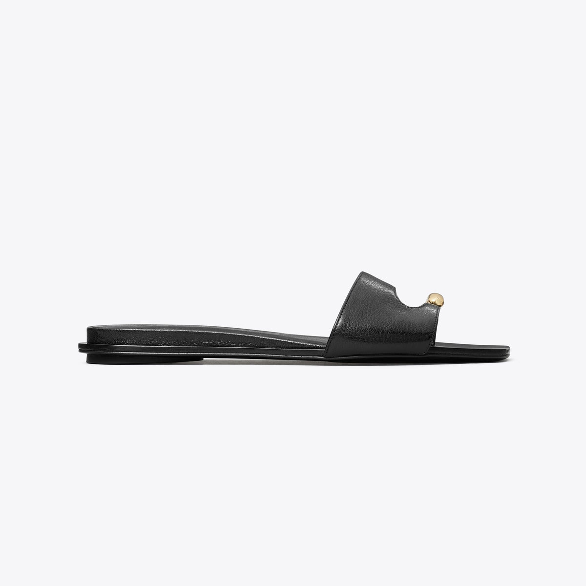 Tory Burch Pierced Slide - Perfect Black / Gold - 3