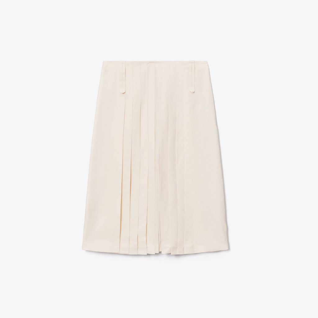 Tory Burch Pleated Skirt - Cream