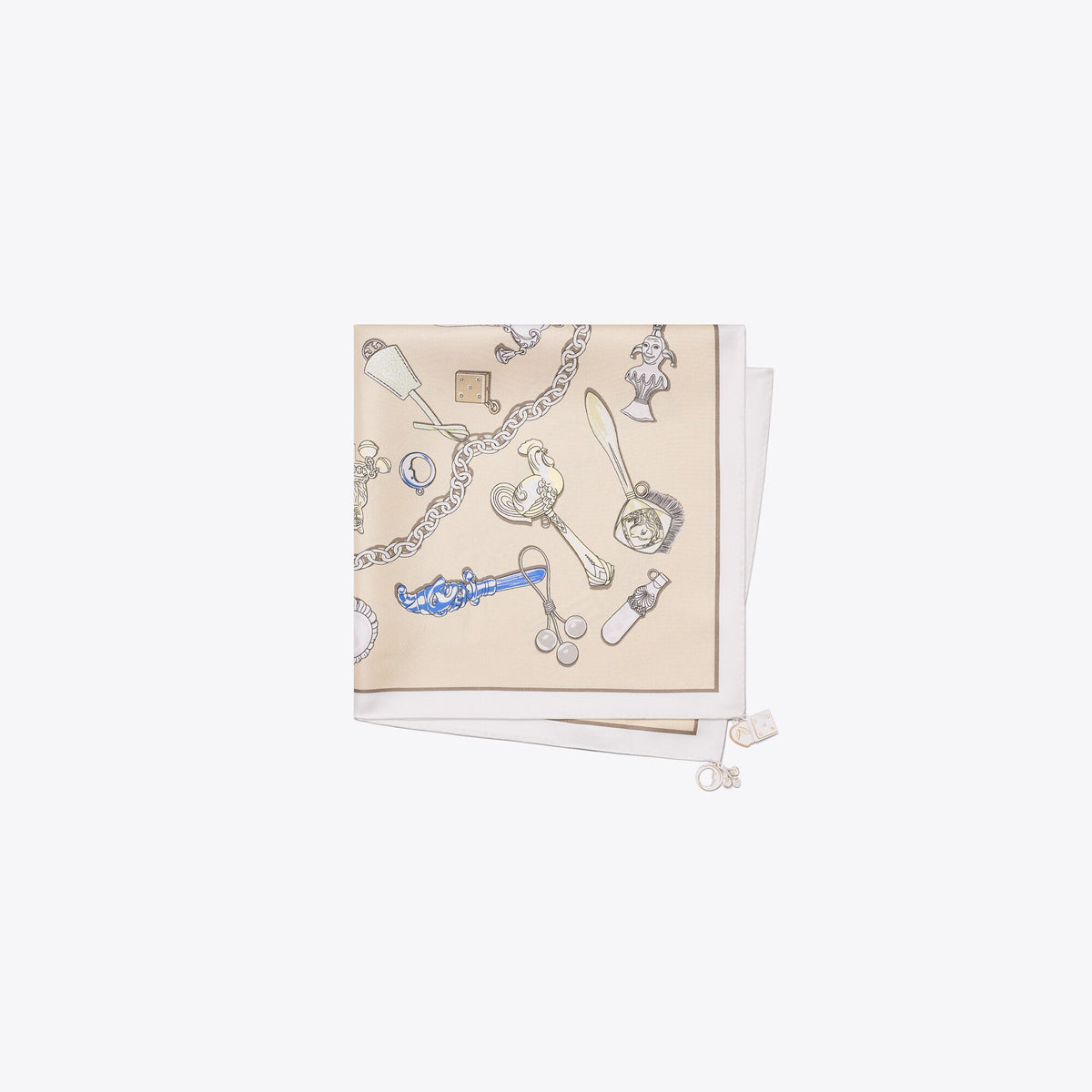 Tory Burch Rattles Neckerchief - Rattles Neutral - 3
