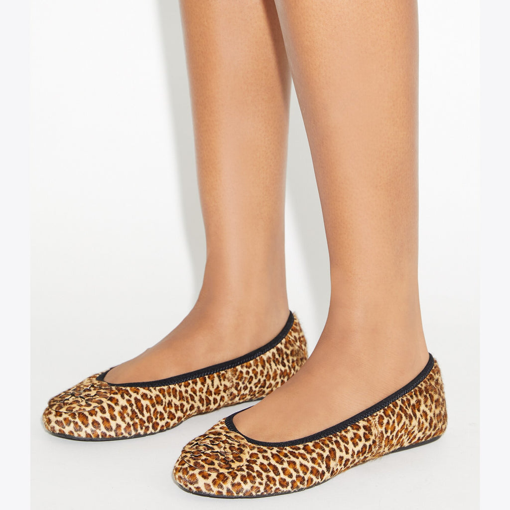 Tory Burch Reva Travel Ballet - Leopard Multi / Leopard Multi - 2