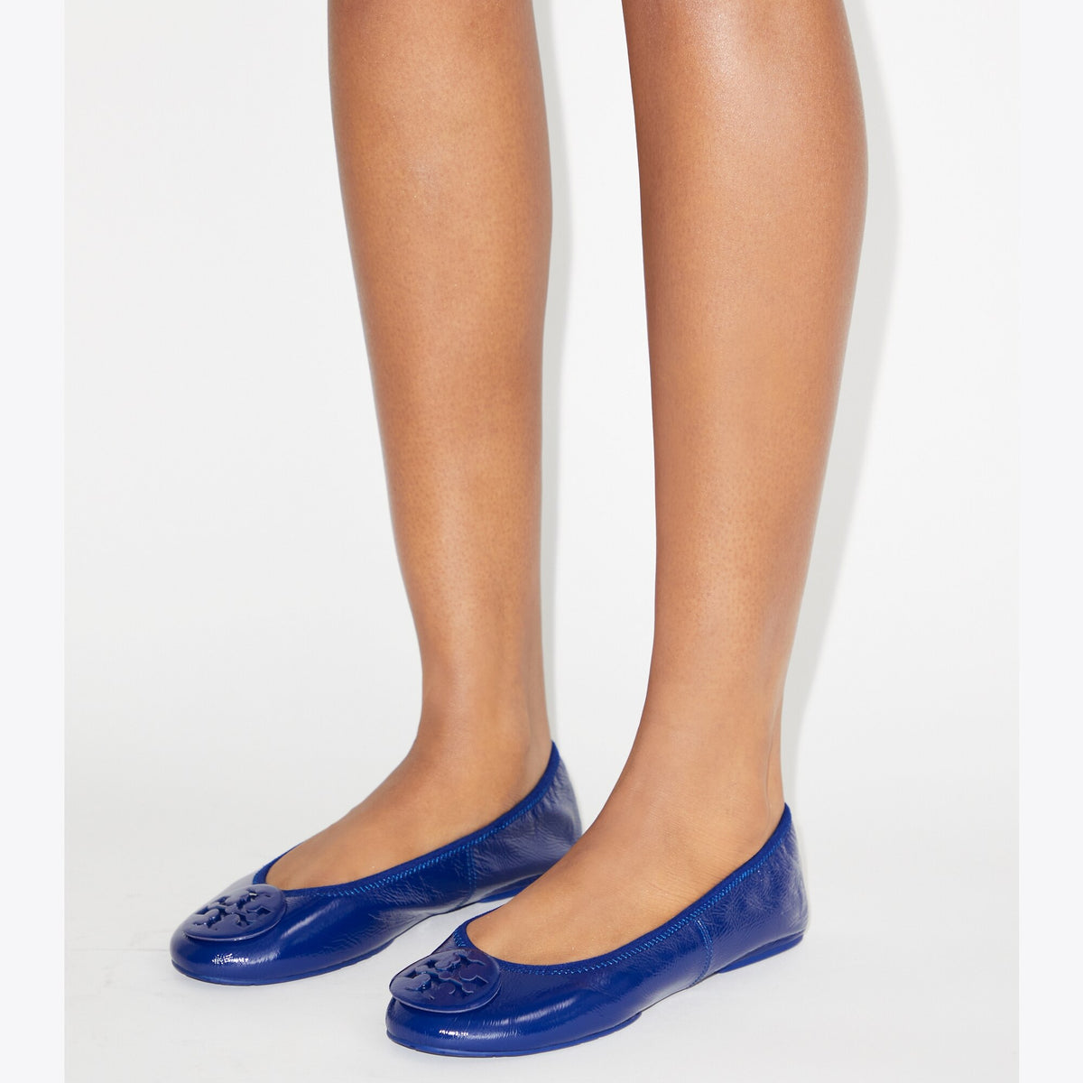 Tory Burch Reva Travel Ballet - Ballpoint Blue / Ballpoint Blue - 2