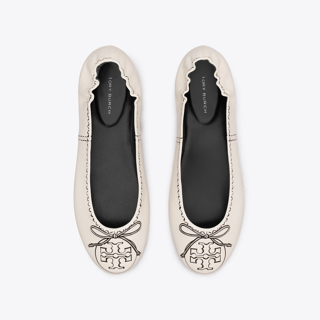 Tory Burch Reva Travel Ballet - New Cream - 5
