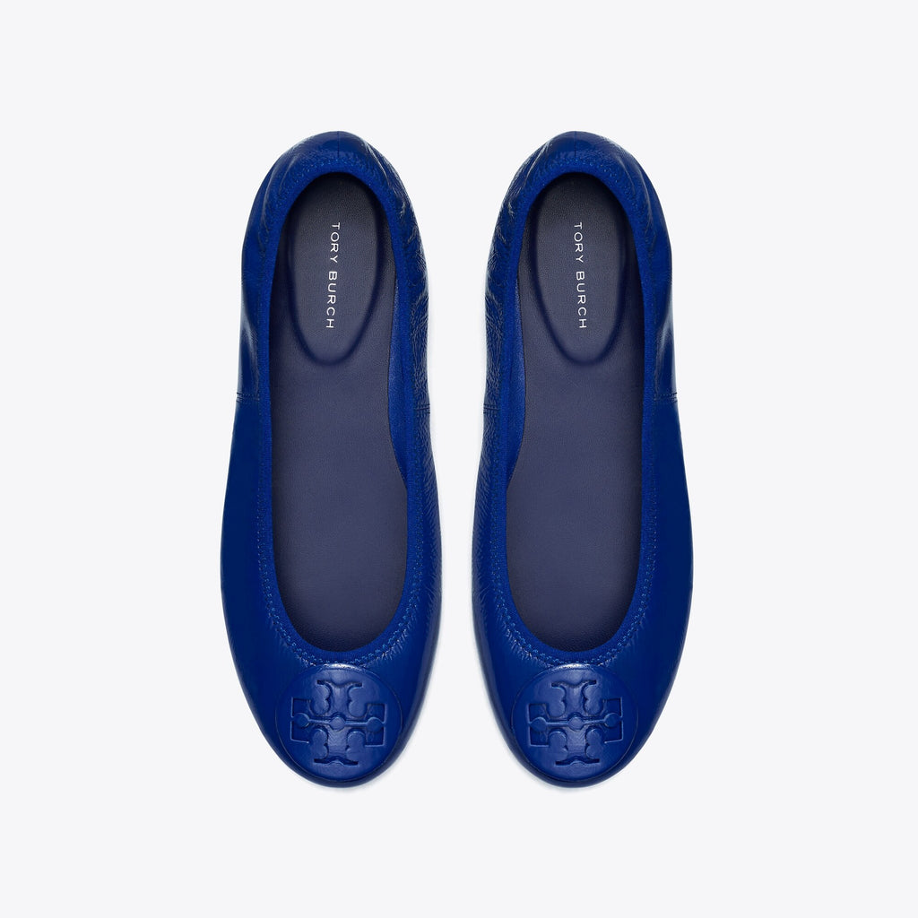 Tory Burch Reva Travel Ballet - Ballpoint Blue / Ballpoint Blue - 5