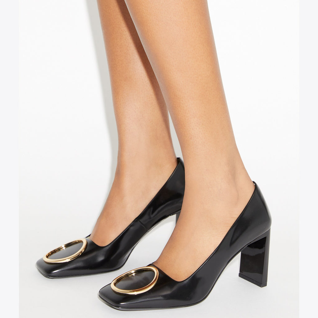Tory Burch Ring Pump - Perfect Black / Gold - 2