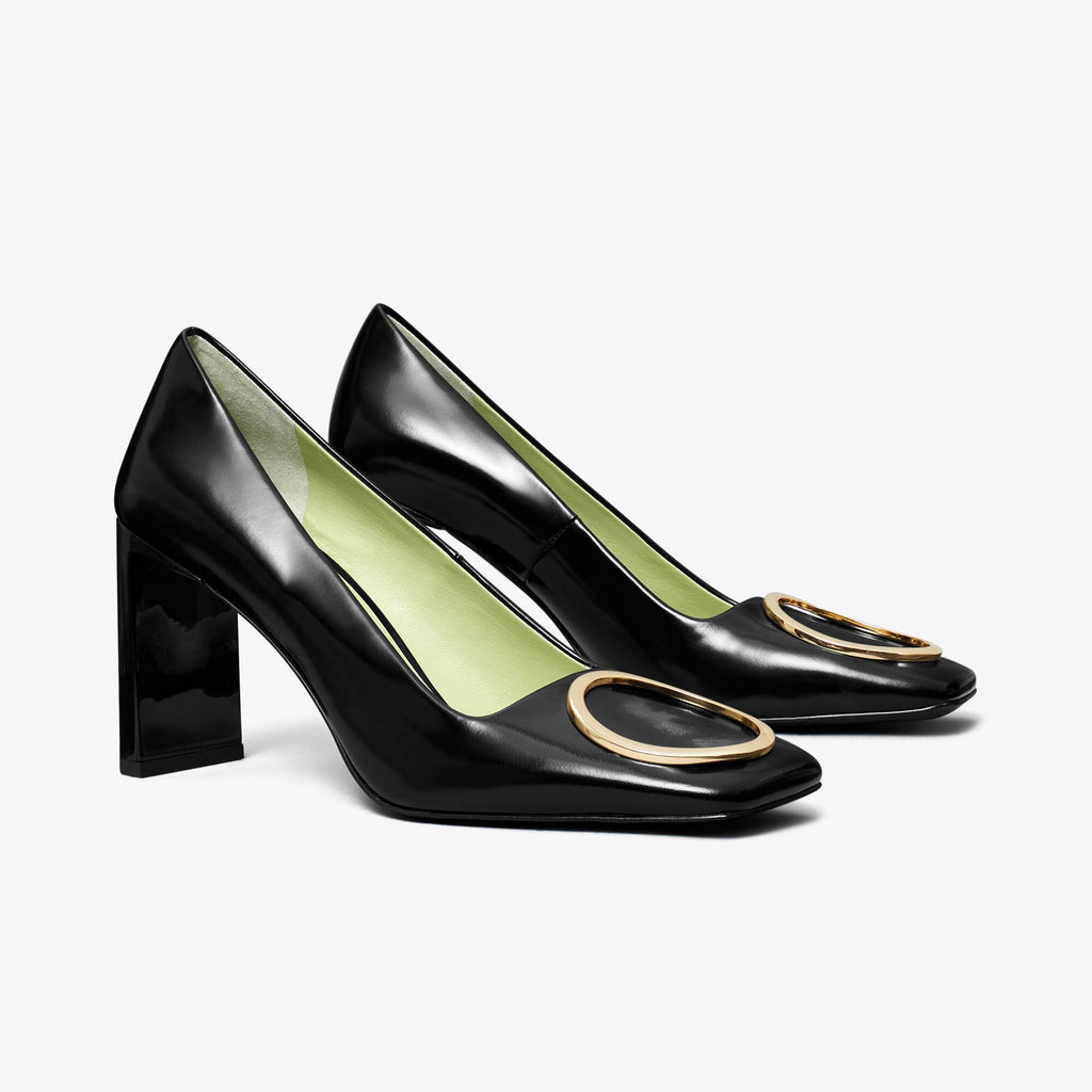 Tory Burch Ring Pump - Perfect Black / Gold