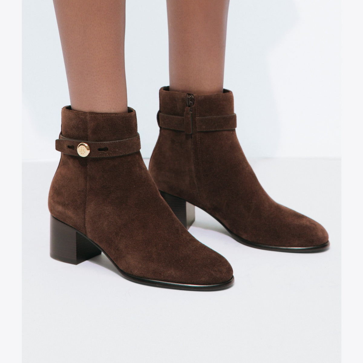 Tory Burch Romy Ankle Boot - Dark Cocoa - 3