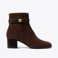 Tory Burch Romy Ankle Boot - Dark Cocoa