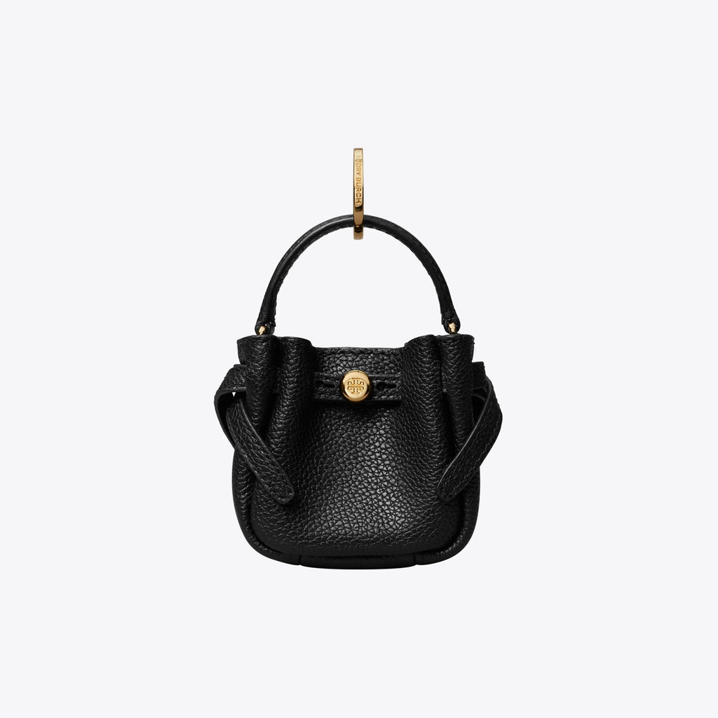 Tory Burch Romy Bucket Bag Charm - Black