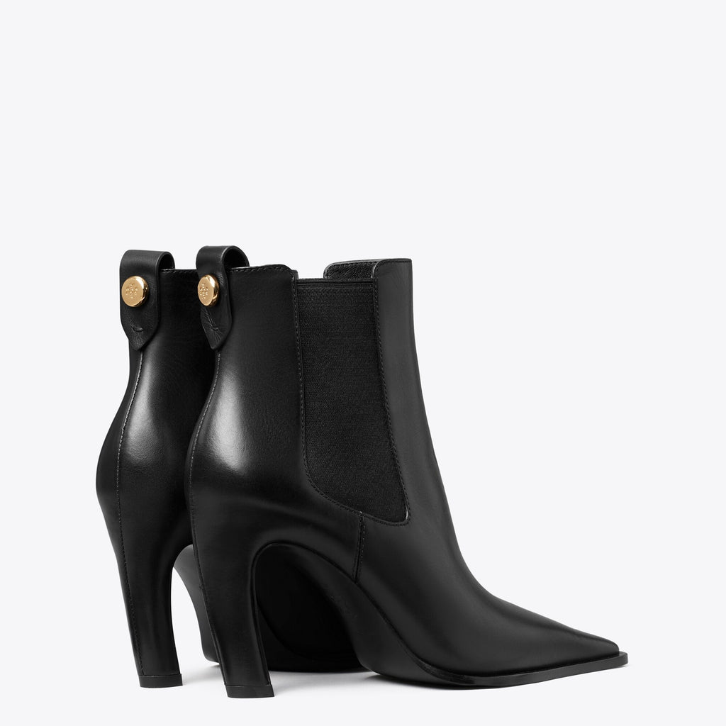 Tory Burch Romy Chelsea Heeled Boot - Perfect Black - 5