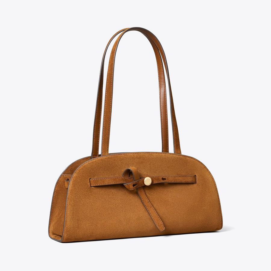 Tory Burch Romy Suede East-West Bauletto