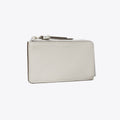 Tory Burch Romy Zip Card Case - Dove Gray
