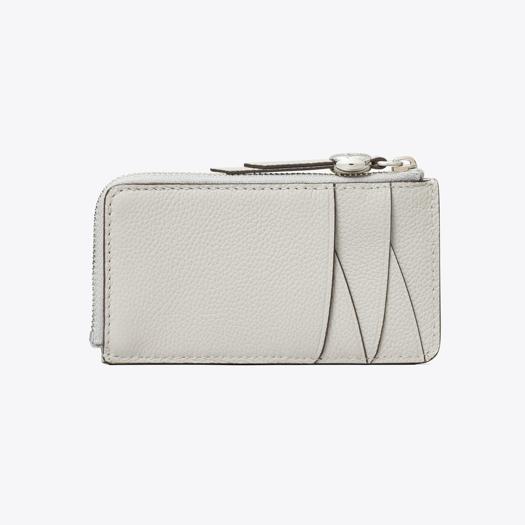 Tory Burch Romy Zip Card Case - Dove Gray - 3